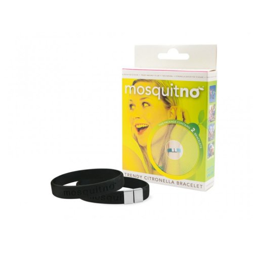 MosquitNo 2 Bracelets Anti moustiques taille ajustable - MosquitNo 2 Bracelets Anti moustiques taille ajustable -